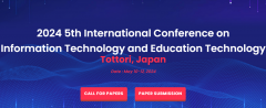 2024 5th International Conference on Information Technology and Education Technology (ITET 2024)