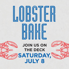 Lobster Bake at The Brook on July 8th