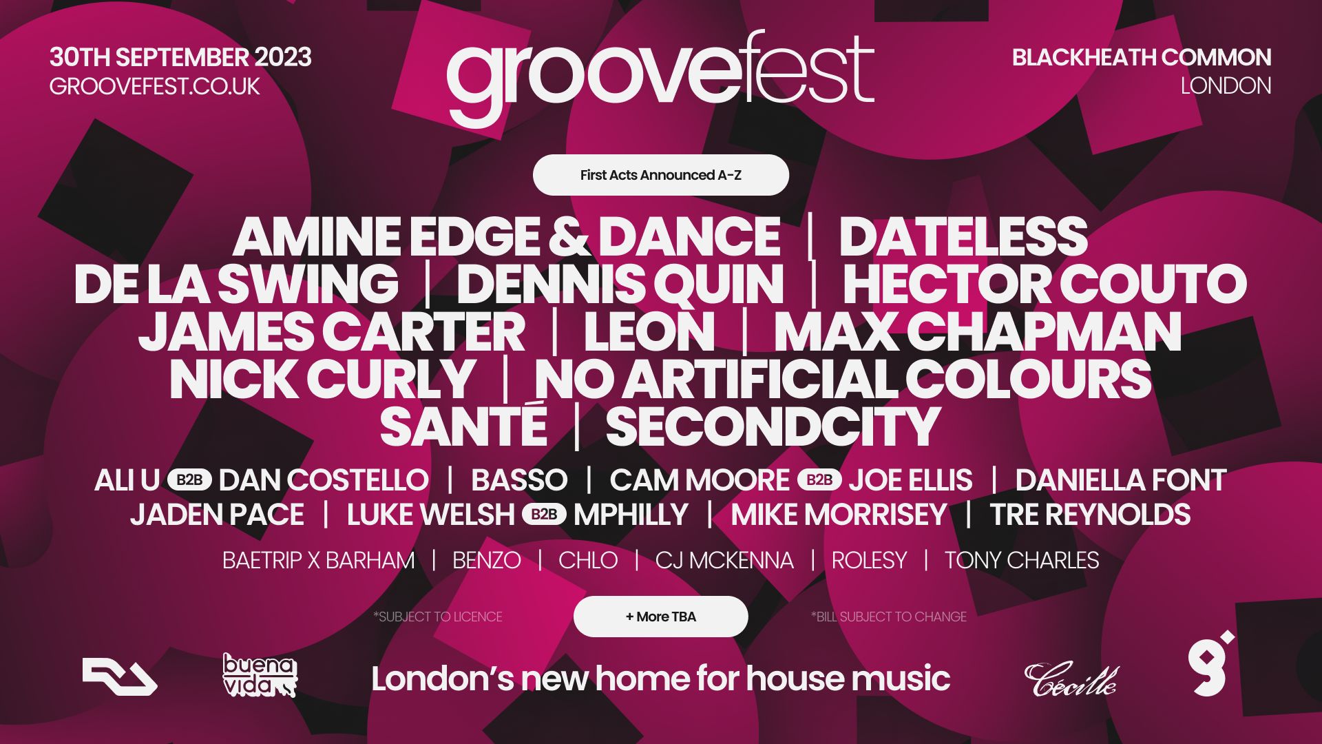 groovefest 2023, London, England, United Kingdom