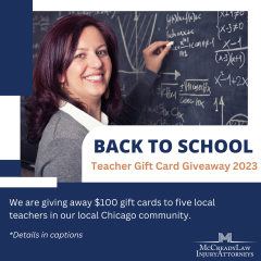 2023 Back to School - Teacher Gift Card Giveaway