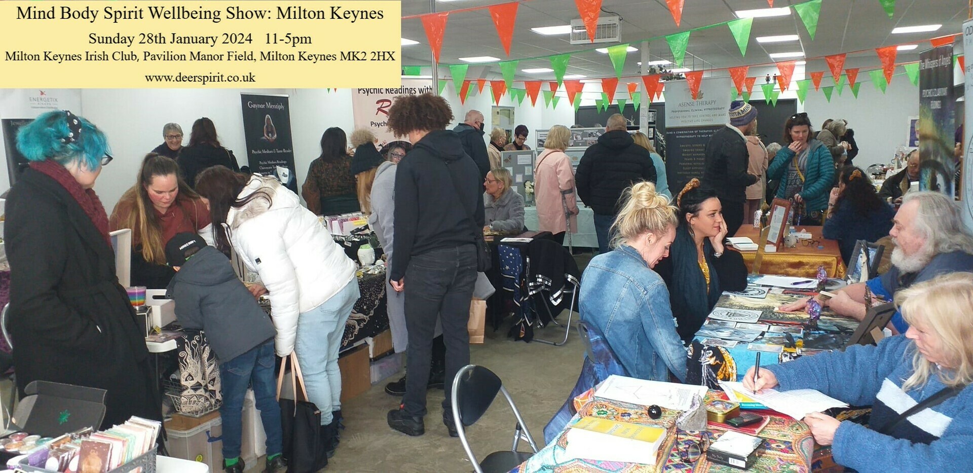 Mind Body Spirit Wellbeing Show, Milton Keynes, 28th January 2024, Milton Keynes, England, United Kingdom