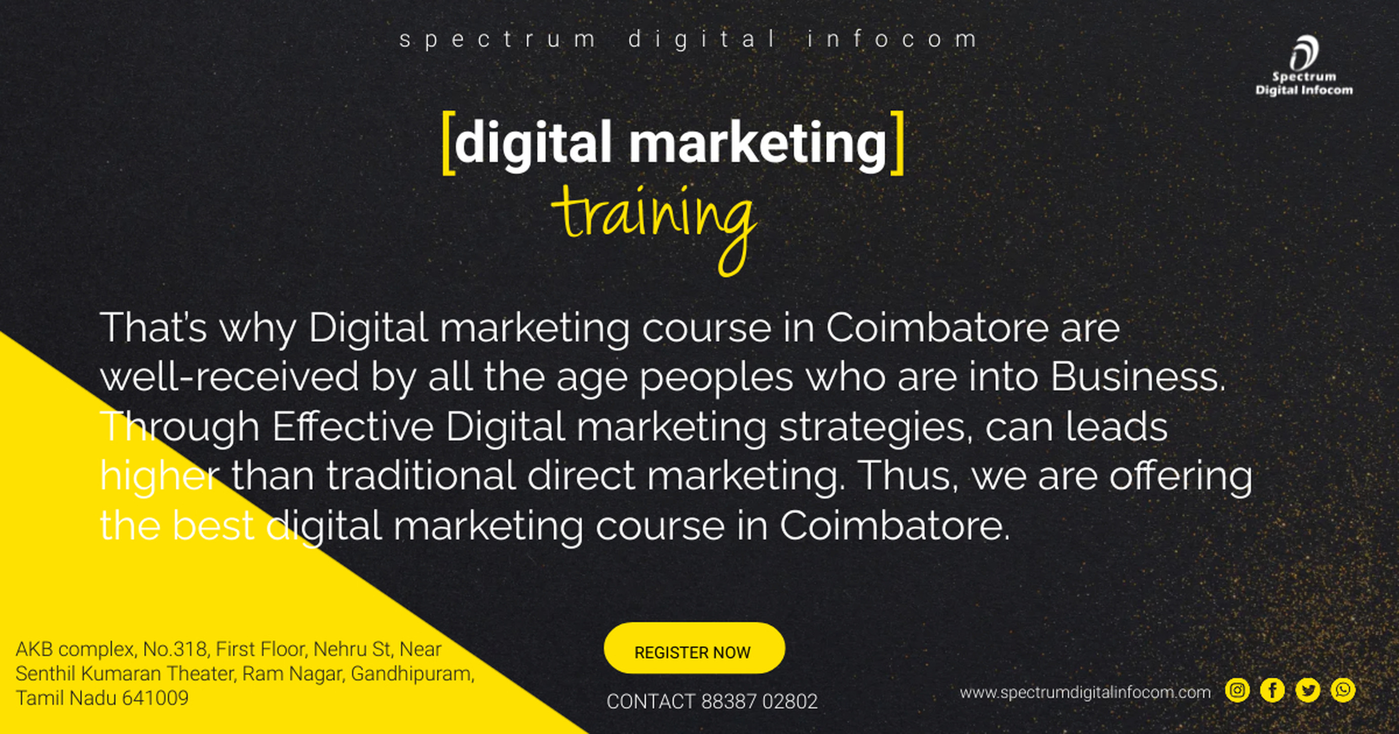 digital marketing training in Coimbatore82582252, Online Event