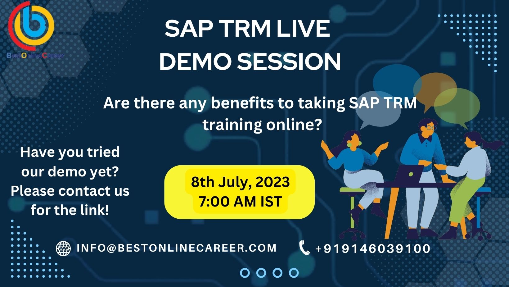 Online SAP TRM Training Courses Provided by Best Online Career, Online Event