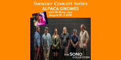 Alpaca Gnomes Play the Sono Collection Summer Concert Series