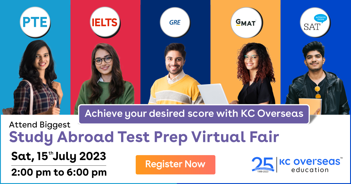 India’s Biggest Study abroad Test Prep Virtual Fair, Online Event