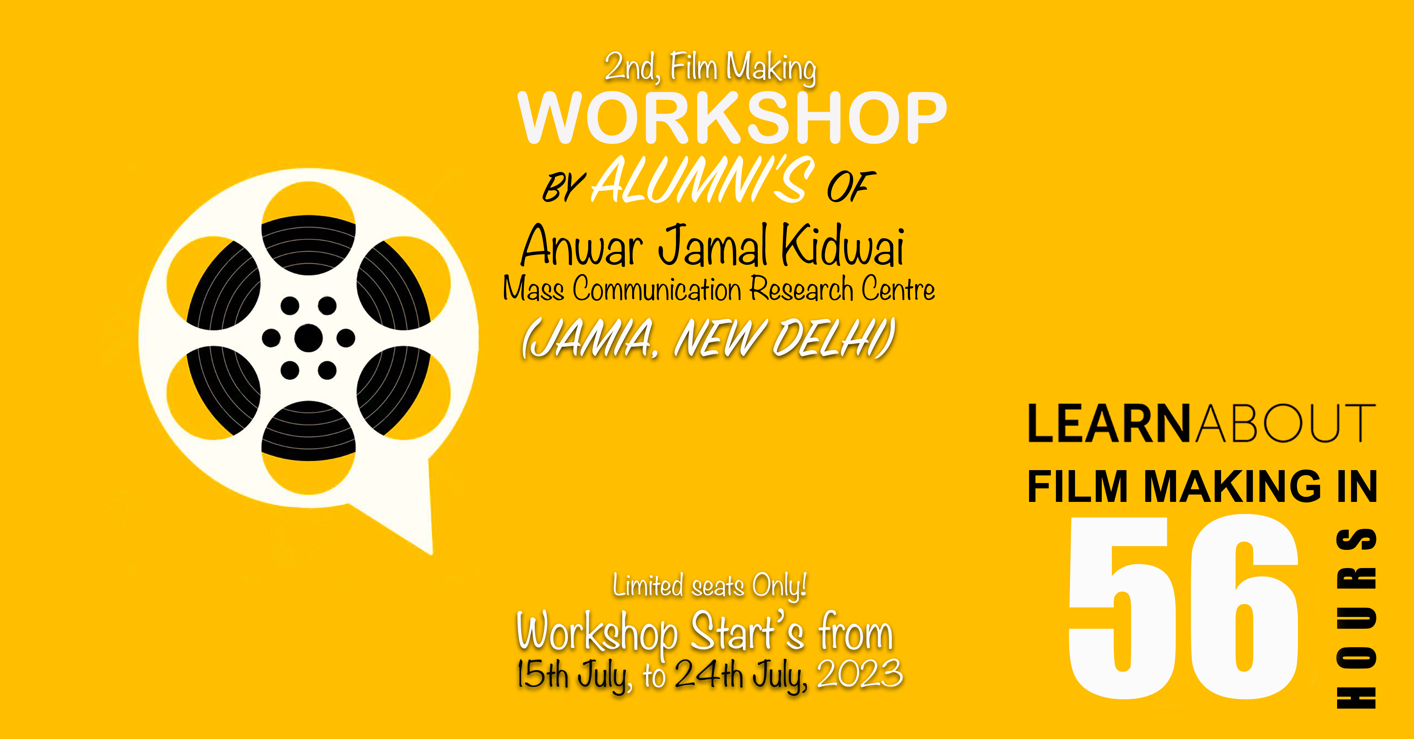 Unleash Your Filmmaking Potential at the 56-Hour Film Making Workshop !, North West Delhi, Delhi, India