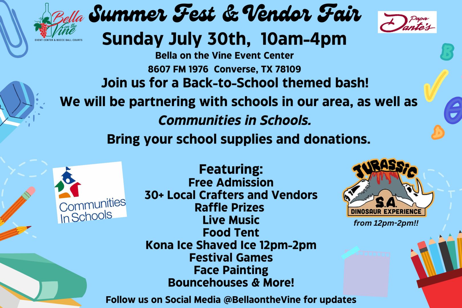 Summer Fest and Vendor Fair, Converse, Texas, United States