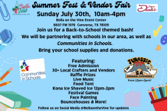 Summer Fest and Vendor Fair