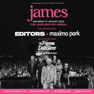 James at The Darlington Arena, Darlington, England, United Kingdom