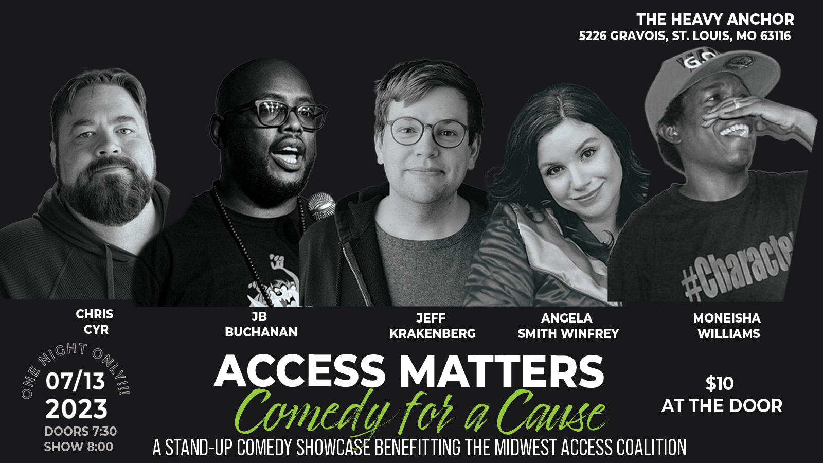 Access Matters: Stand-Up Comedy for a Cause, St. Louis, Missouri, United States