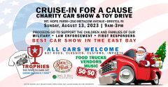 Cruise-in for a Cause 6 – Charity Car Show and Toy Drive