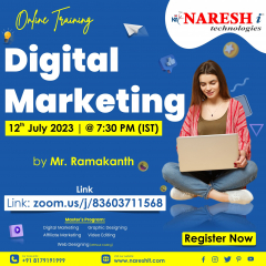 Advance Digital Marketing Online Training - Naresh IT