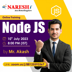 Attend a Free Demo On Node JS by Mr. Aakash - NareshIT
