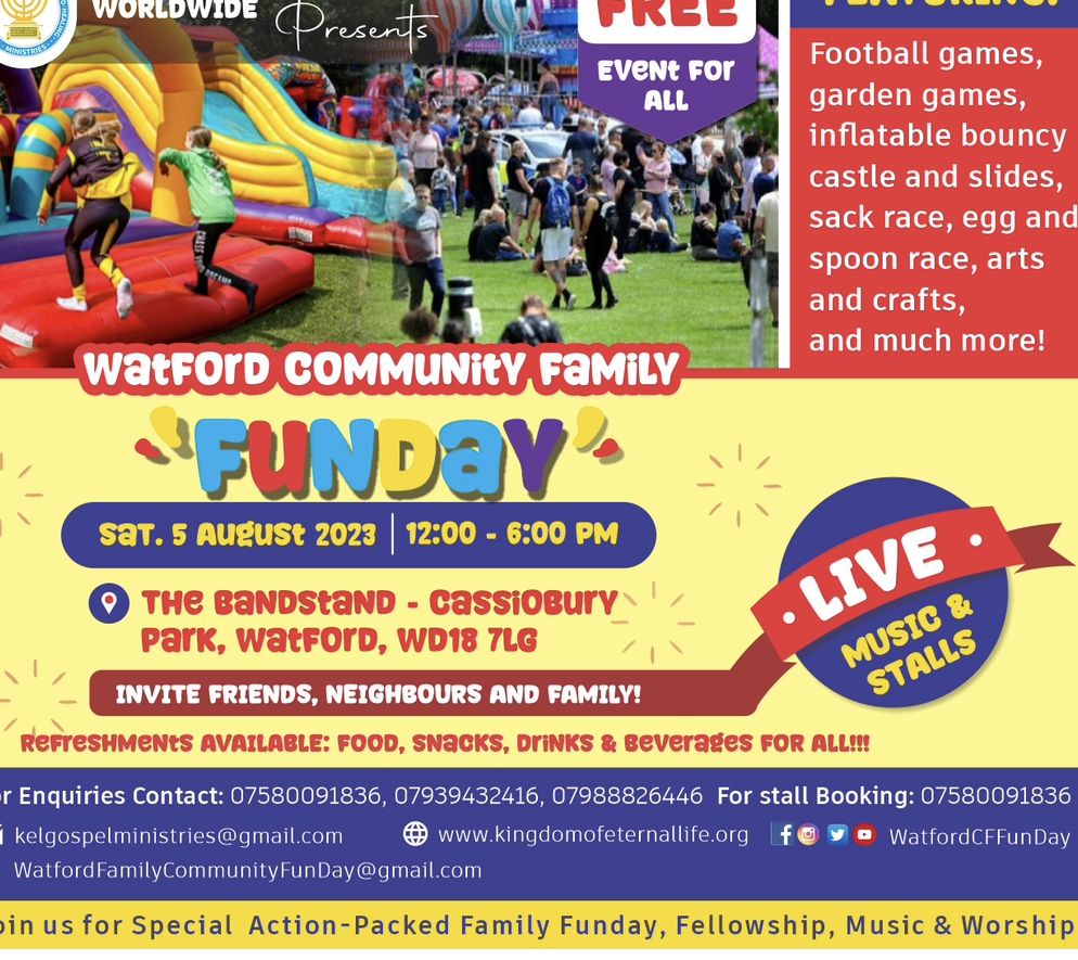 Watford Community Family Funday, Watford, England, United Kingdom