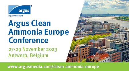 Argus Clean Ammonia Europe Conference 2023, Antwerpen, Belgium