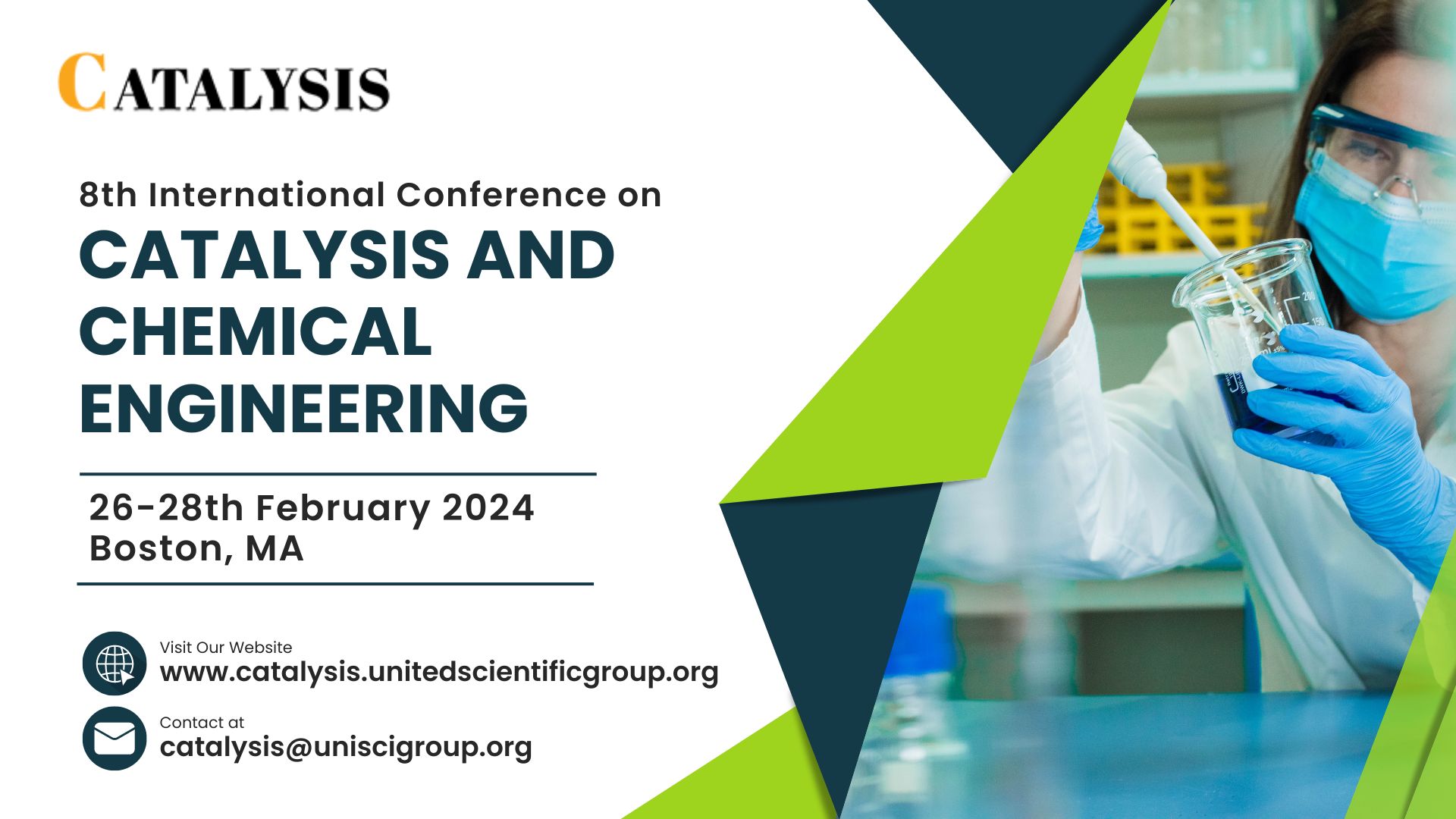8th International Conference on Catalysis and Chemical Engineering, Boston, Massachusetts, United States