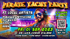 Pirate Yacht Party on Lake Coeur d'Alene!