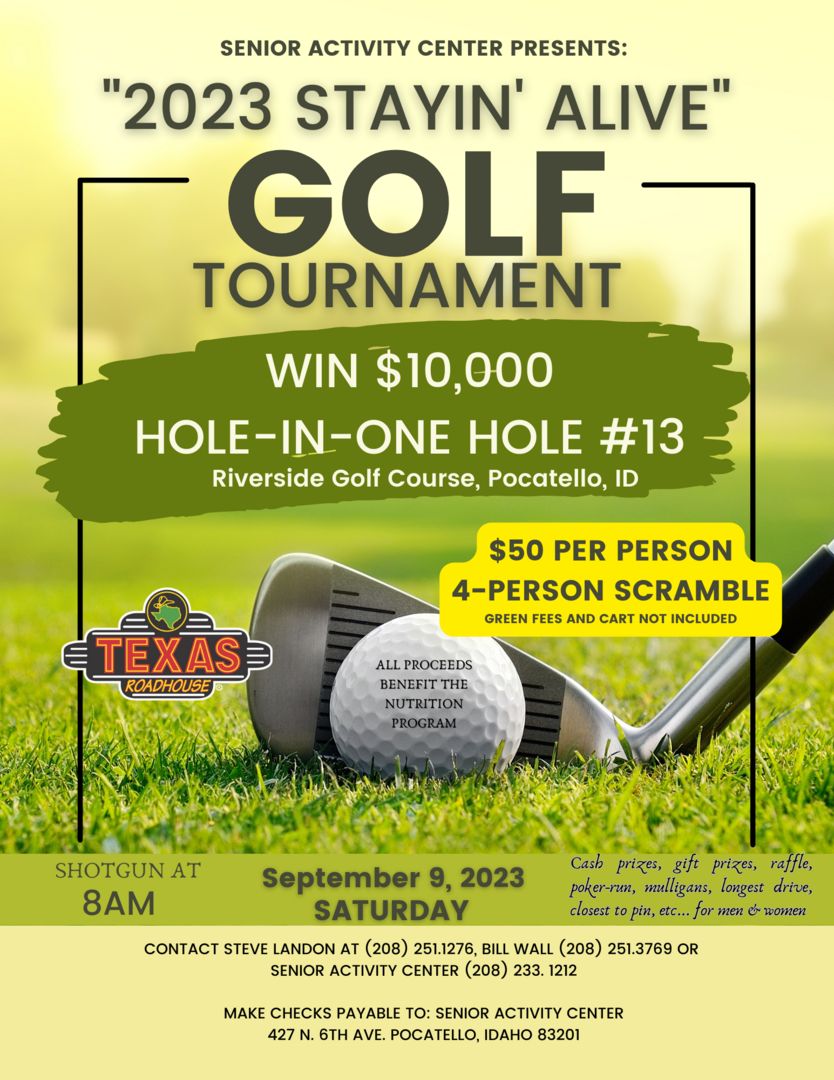 "Stayin' Alive Charity Golf Tournament, Pocatello, Idaho, United States