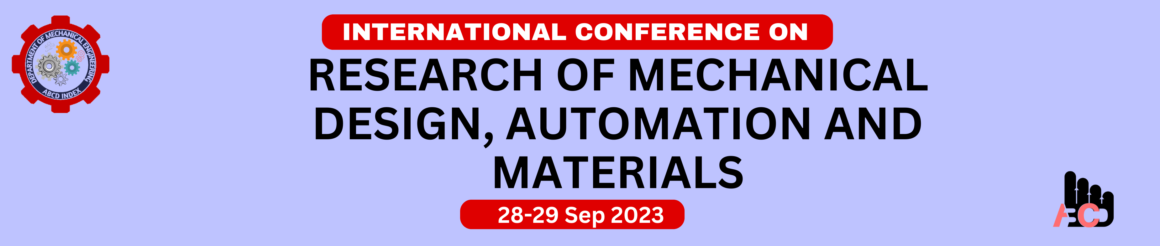 International conference on Research of Mechanical Design, Automation and Materials 2023, Bhopal, Madhya Pradesh, India