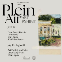 Georgetown Plein Air. Free Gallery Opening Reception and Live Music. Georgetown Co 29 July