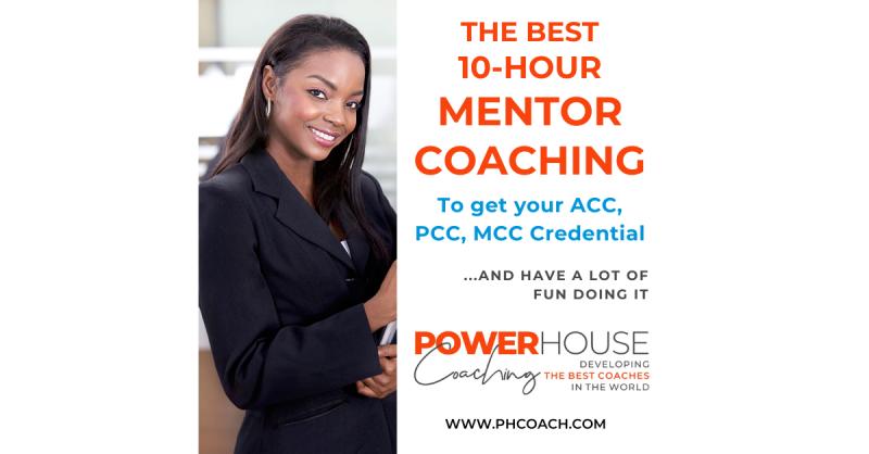 10 hour group mentor coaching for ACC and PCC applicants, Online Event