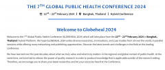 The 7th Global Public Health Conference 2024 - (GLOBEHEAL 2024)