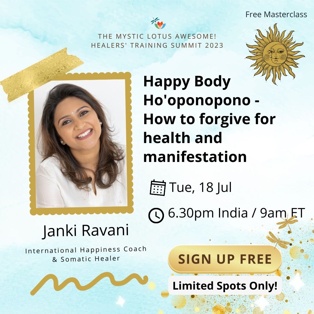 Free Masterclass: Learn to Transcend with the Power of Ho'oponopono with Janki Ravani, Online Event