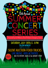 12th Annual Summer Concert Series benefitting the Makenna Foundation