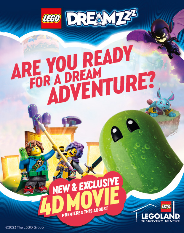 LEGO® DREAMZzz™ Movie Premiere - New 4D Movie Event at LEGOLAND Discovery Center New Jersey, East Rutherford, New Jersey, United States