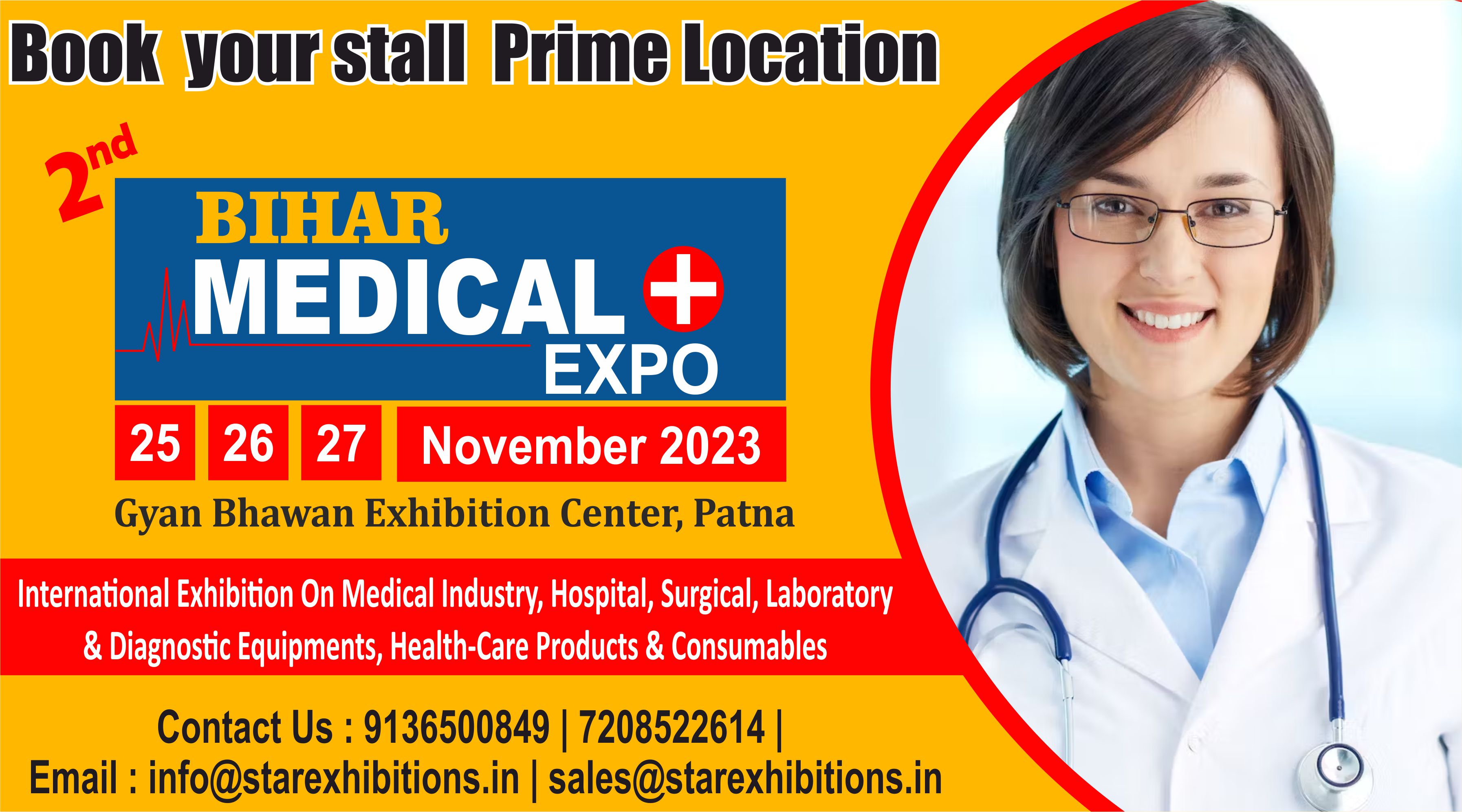 Bihar Medical Expo 2023, Patna, Bihar, India