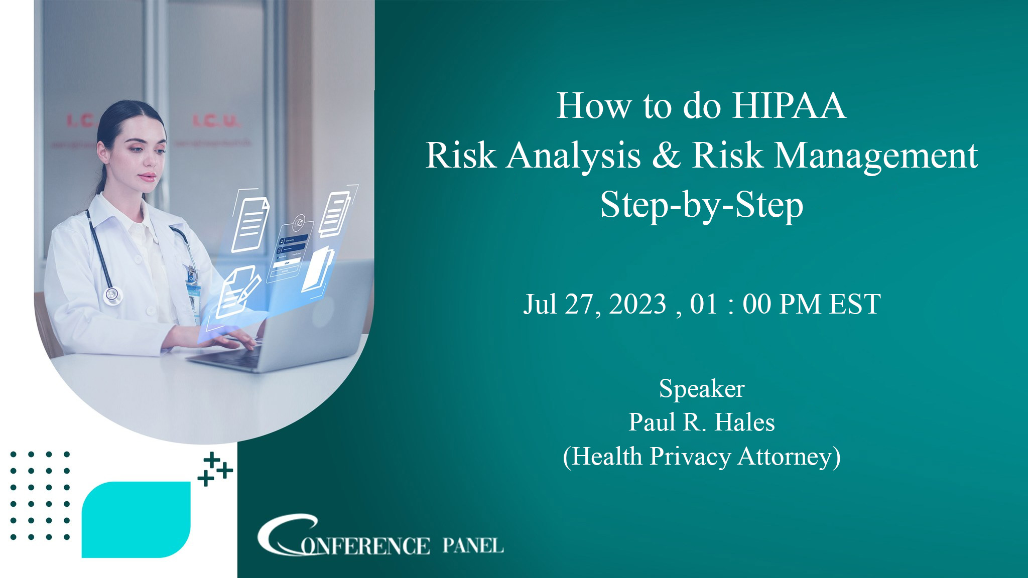 How to do HIPAA Risk Analysis & Risk Management, Online Event