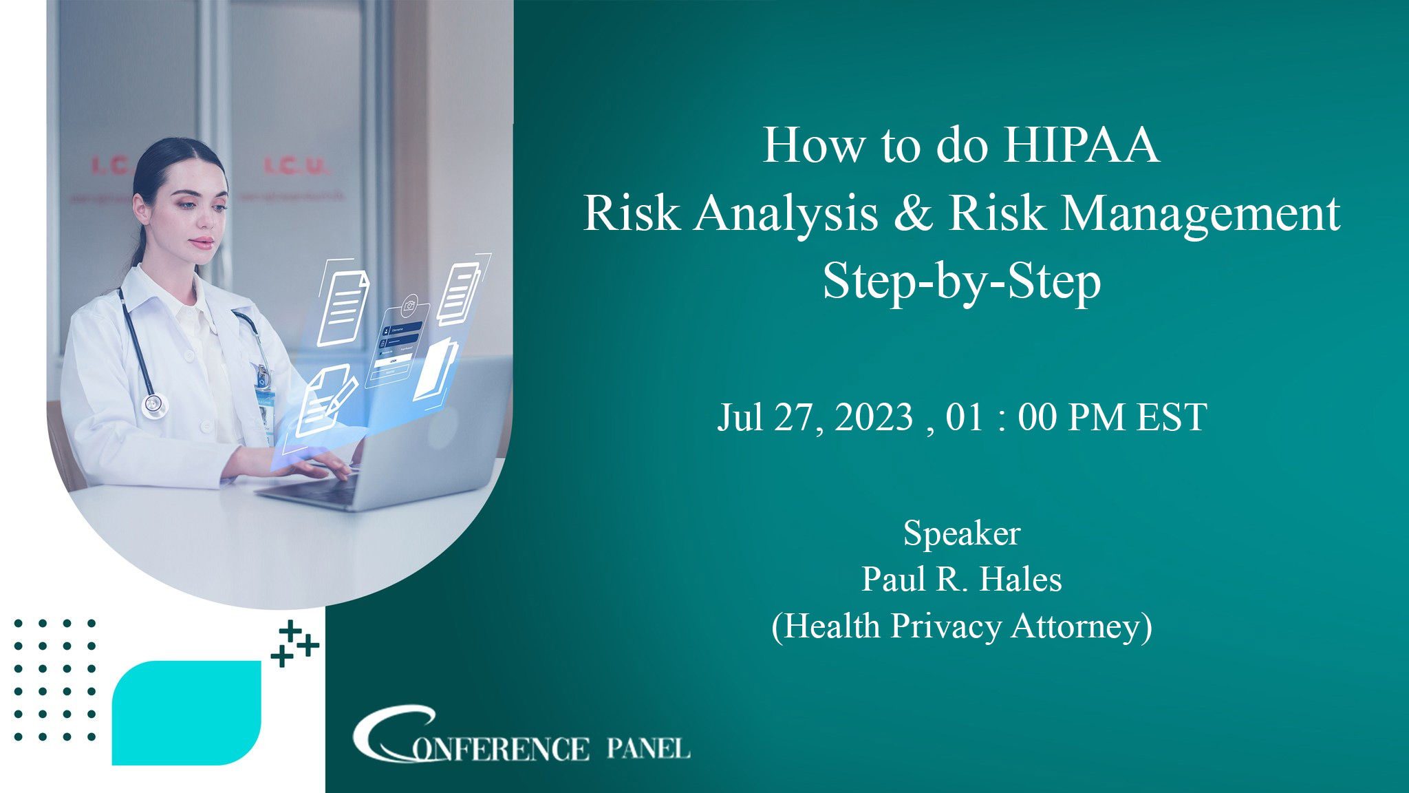 How to do HIPAA Risk Analysis & Risk Management - Webinar