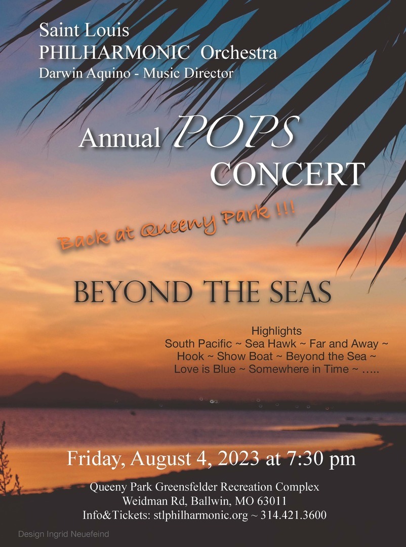 St. Louis Philharmonic Annual Pops Concert at Queeney Park, Manchester, Missouri, United States