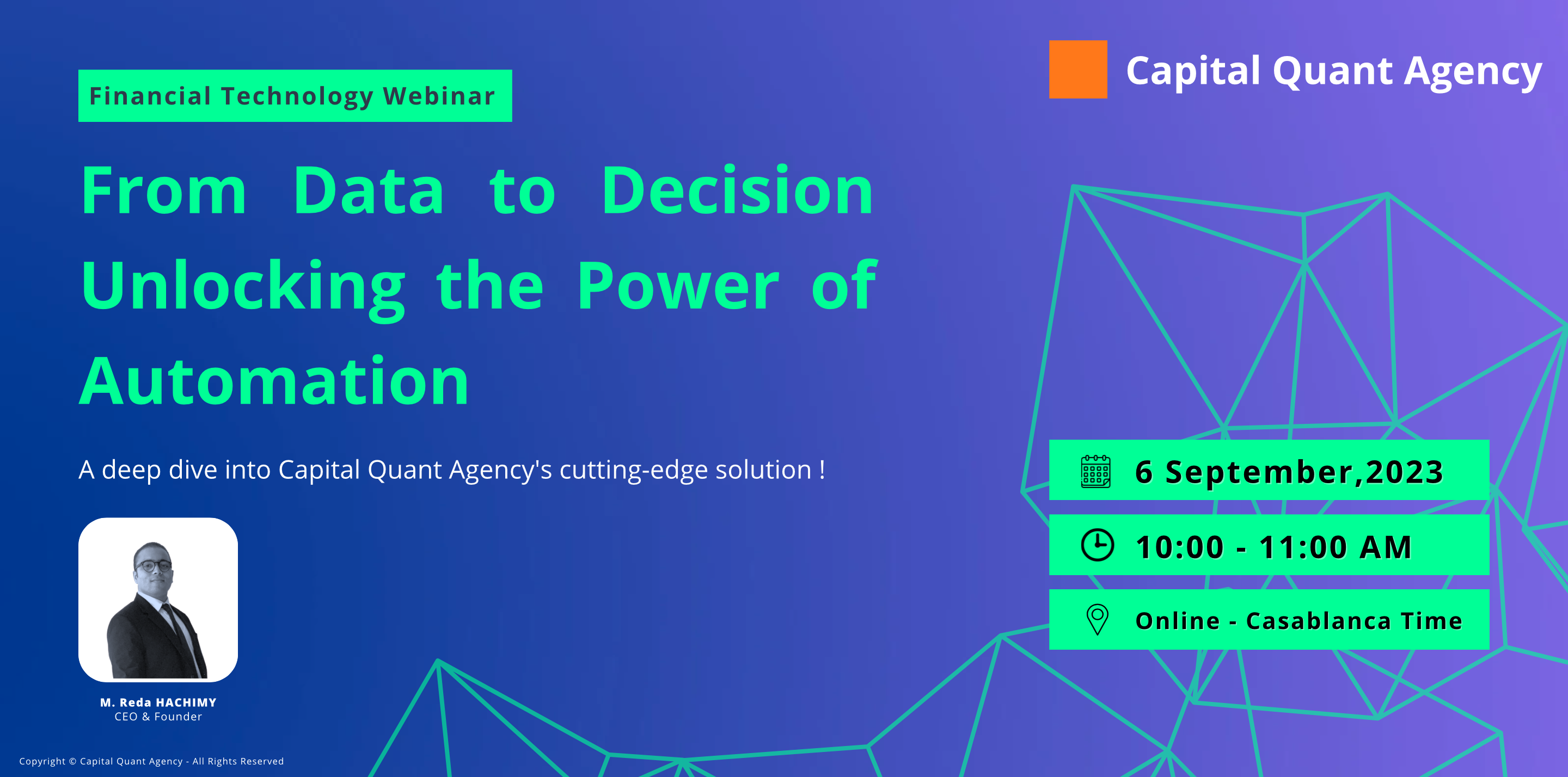 WEBINAR .: From Data to Decision Unlocking the Power of Automation, Online Event