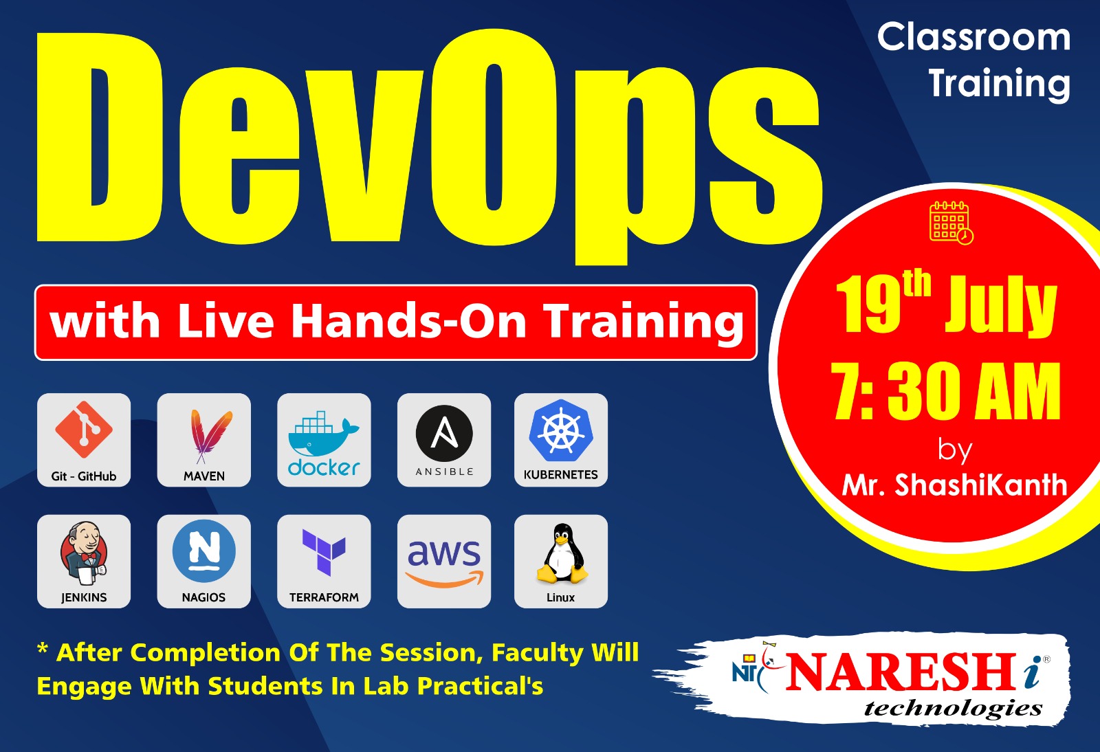 Best DevOps Training by Mr. Shashikanth - Naresh IT, Hyderabad, Telangana, India