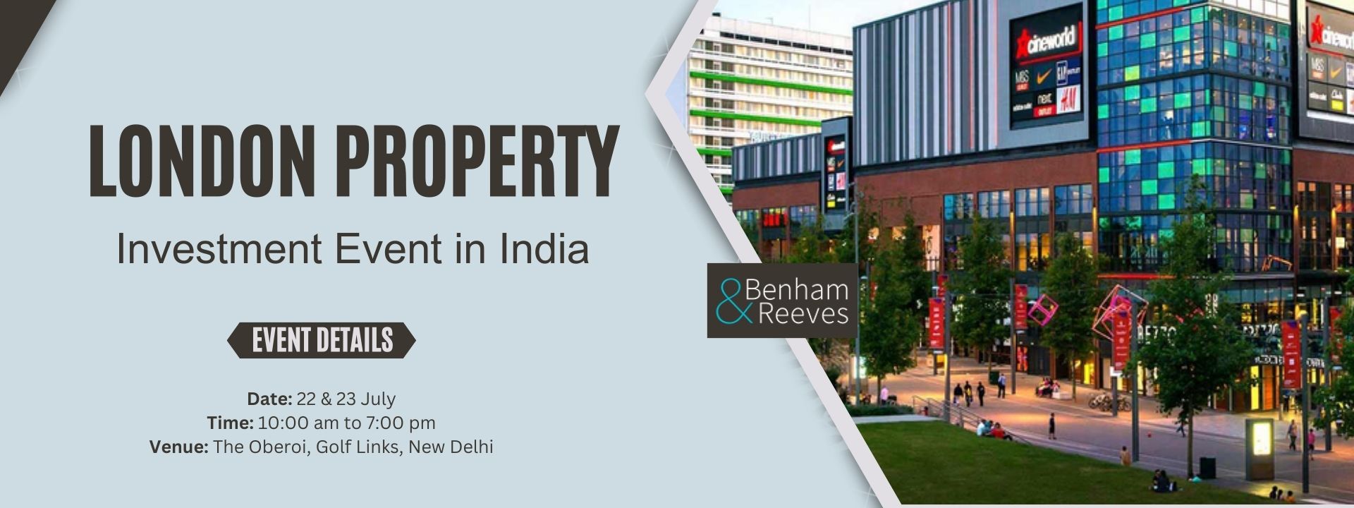 London Property Investment Event in India - Wembley Park Gardens, New Delhi, Delhi, India