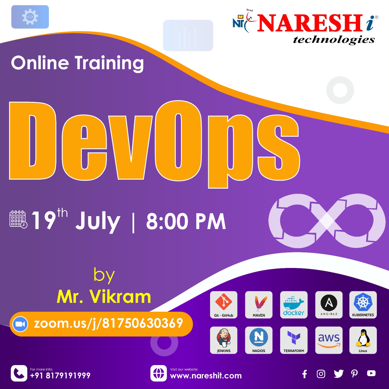 Best DevOps Online Training by Mr.Vikram - Naresh IT, Online Event