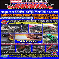 Join The Roaring Excitement At The Monster Truck Rally In Pocatello!