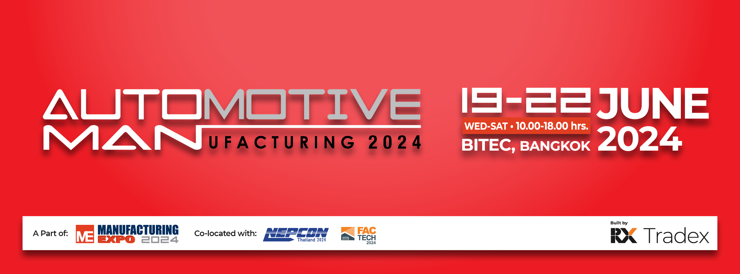 Automotive Manufacturing 2024, Bangkok Thailand, Bangkok, Thailand