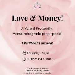 Potent Prosperity & Venus retrograde Special call with Nidhu B Kapoor