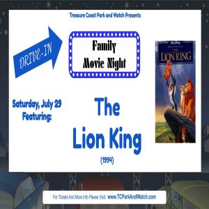 Saturday Drive In Movie Nights | Lion King, Fort Pierce, Florida, United States
