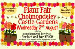 Summer Plant Hunters' Fair at Cholmondeley Castle Gardens on Wednesday 2nd August