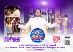 Healing Streams. Live Healing Services with Pastor Chris.