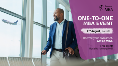 INVEST IN YOUR GROWTH! MEET YOUR DREAM UNIVERSITIES AT THE FREE ACCESS MBA IN-PERSON EVENT IN NAIROBI