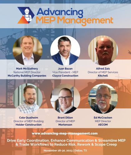 Advancing MEP Management 2023, Dallas, Texas, United States