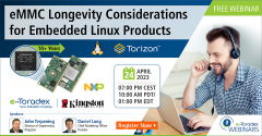 Webinar: eMMC Longevity Considerations for Embedded Linux Products