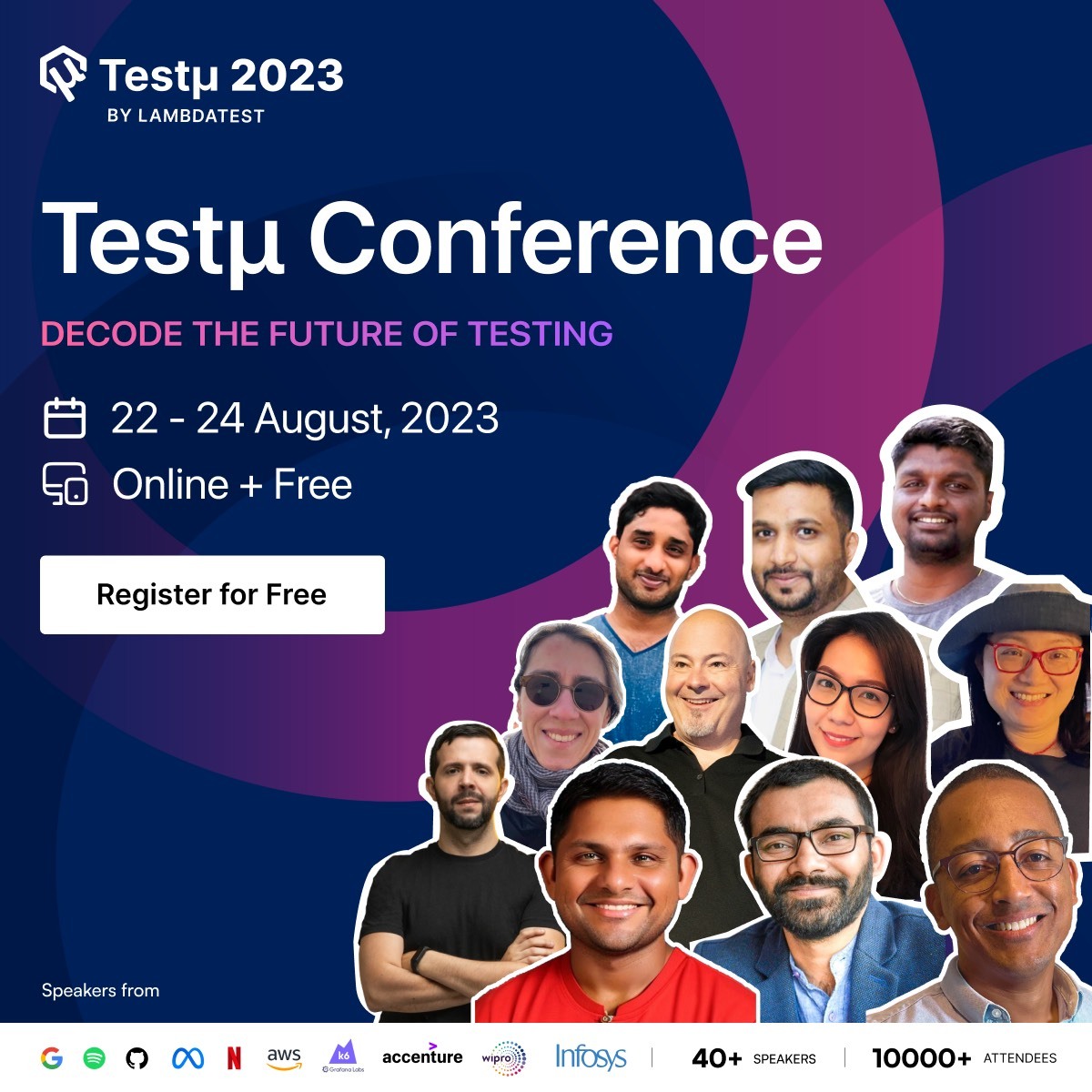 Testmu 2023 - DECODE THE FUTURE OF TESTING, Online Event