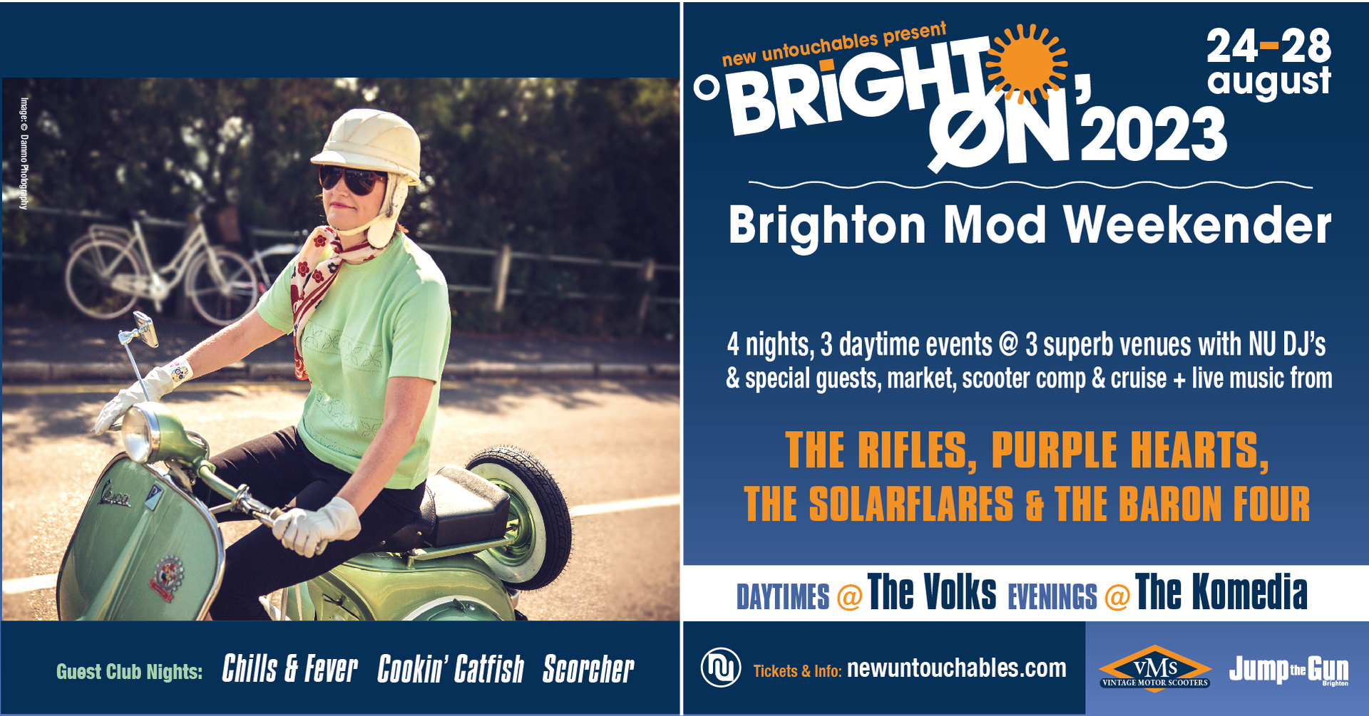 Brighton Mod Weekender 2023, Brighton, England, United Kingdom