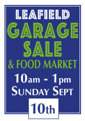 Leafield Garage Sale and Food Market