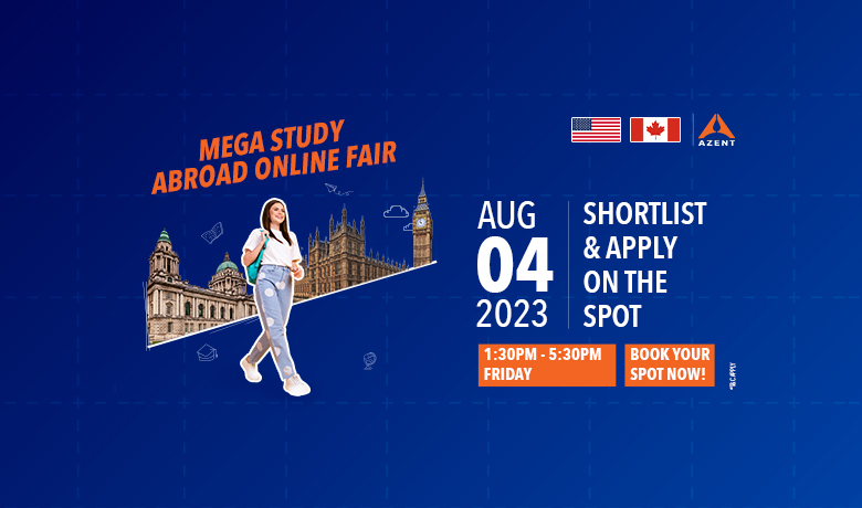 Azent Study Abroad Online Fair | Apply For 2024 Intakes, Online Event